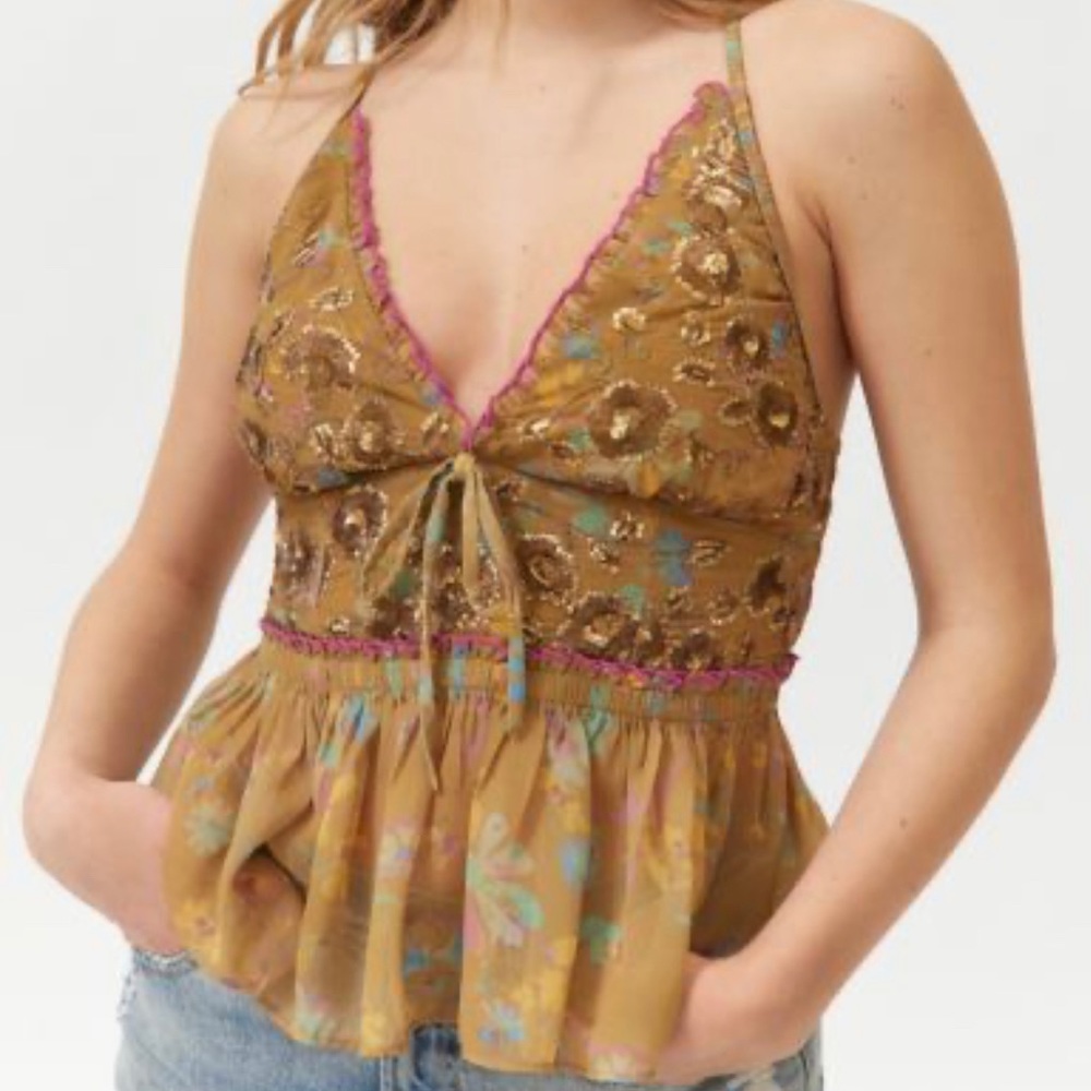 Kimchi Blue Eva Embellished Strappy Back Cami